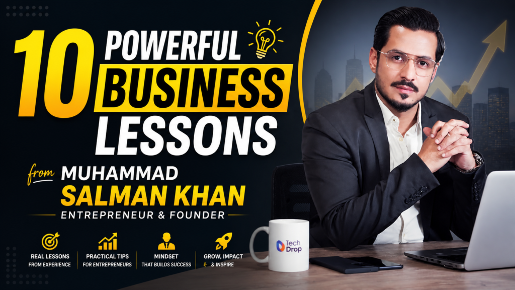 10 Powerful Business Lessons from Muhammad Salman Khan, Entrepreneur and Founder