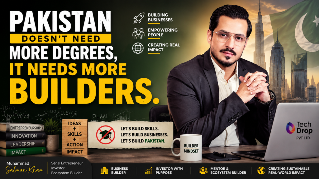 Pakistan Doesn't Need More Degrees, It Needs More Builders
