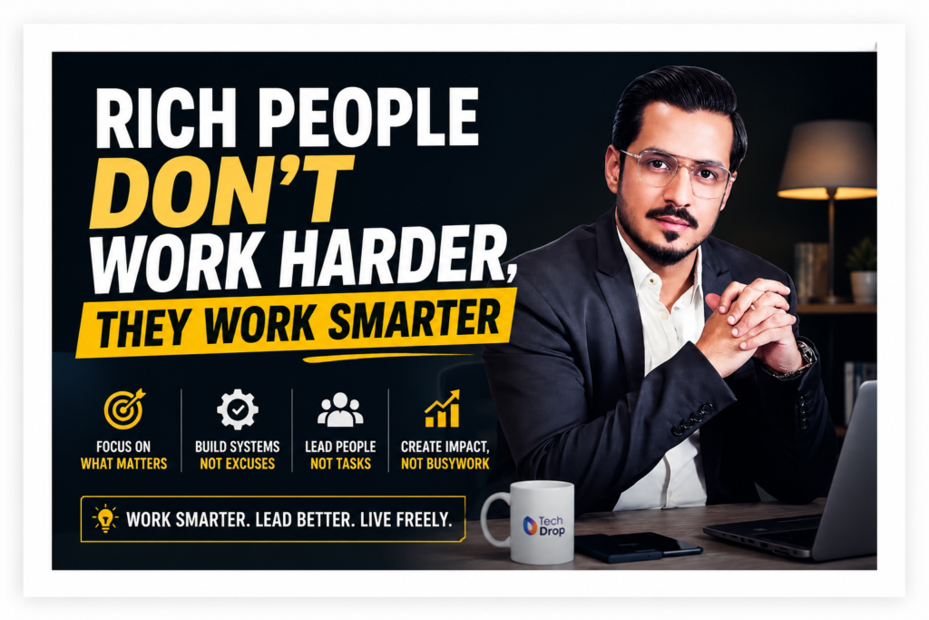 Rich People Don't Work Harder, They Work Smarter
