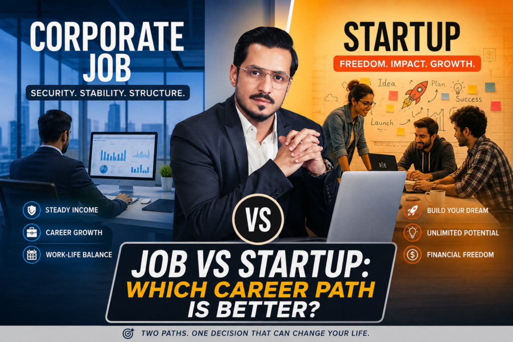 Job vs Startup: Corporate Job vs Startup, Which Career Path Is Better?